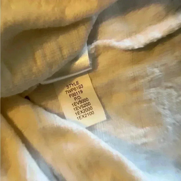 Lucky Brand cream  crop casual crochet prairie short sleeve crop top S - Picture 5 of 5